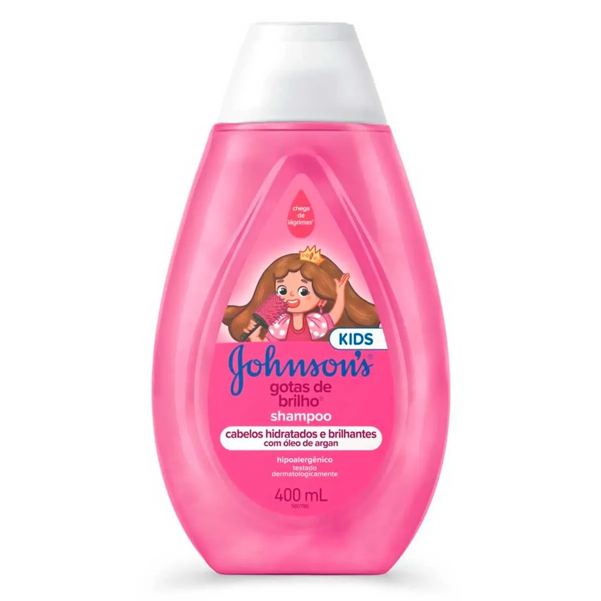 Shampoo Infantil Johnson's Baby Gotas Brilho 400ML