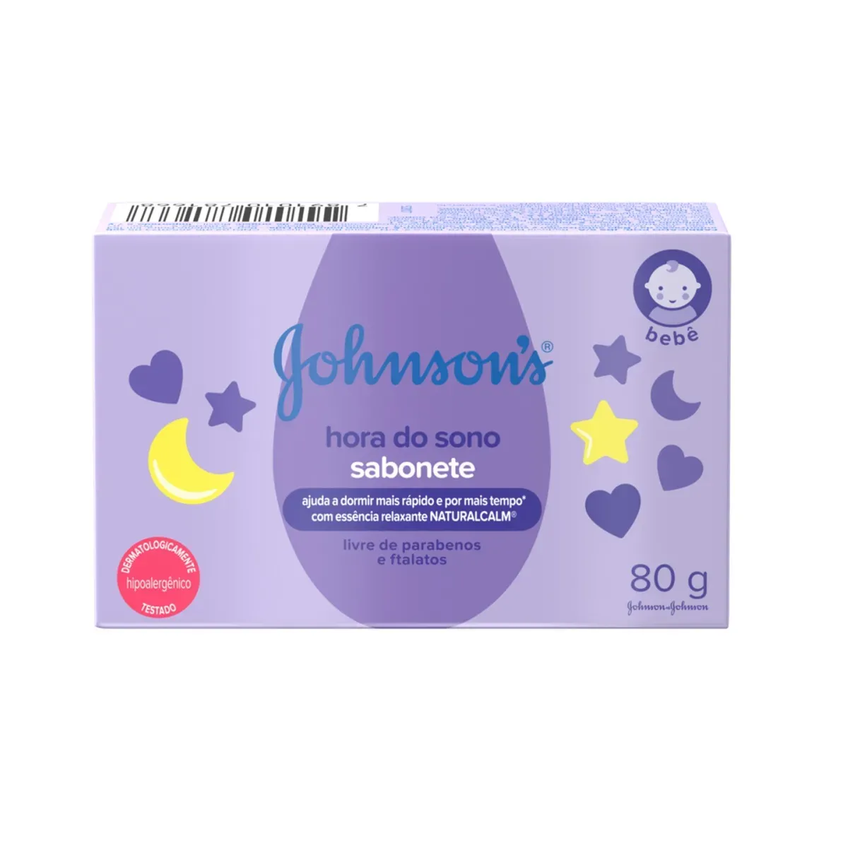 Sabonete Infantil 's Baby NaturalCalm Johnson 80G