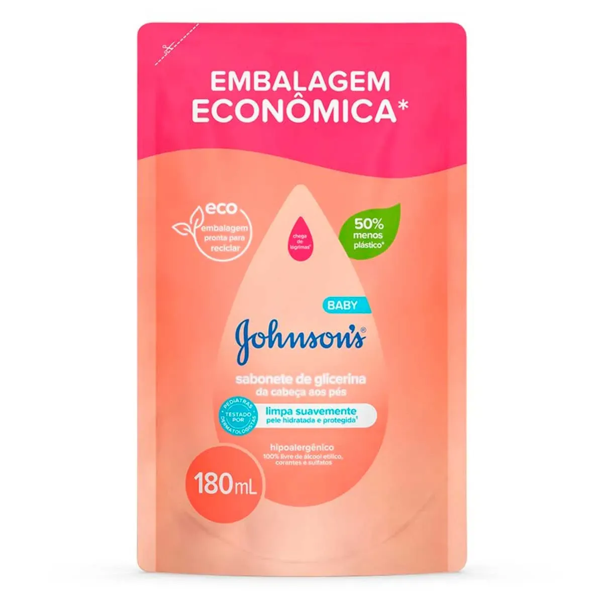 Sabonete Líquido Glicerina 's Baby Johnson 180ML