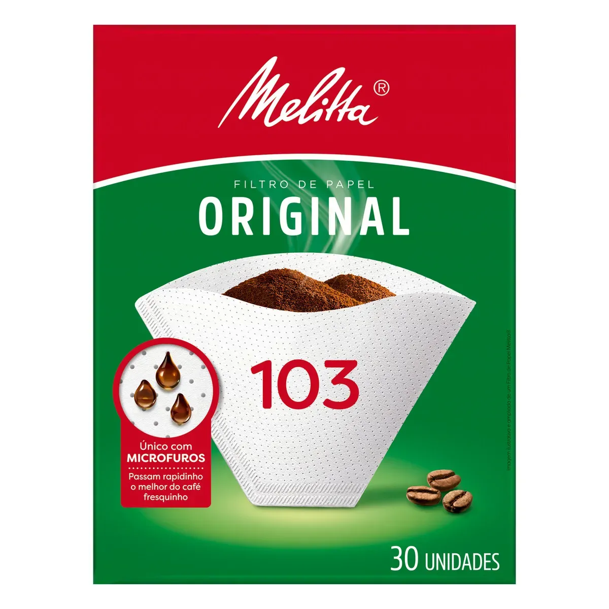 Filtro Descartável de Café 103 Melitta 30UN