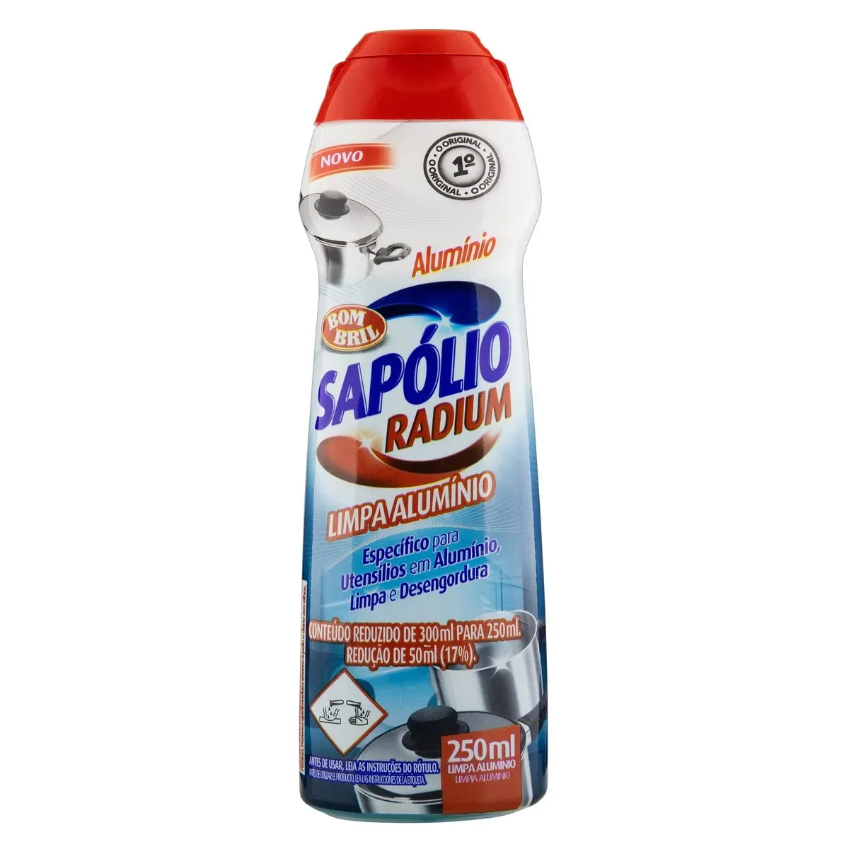 Saponáceo Cremoso Limpa Alumínio Bom Bril 250ML