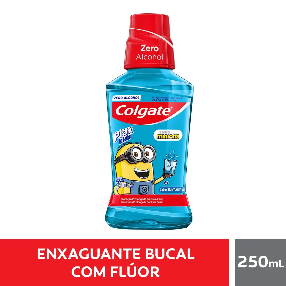 Enxaguante Bucal Plax Kids Minions Colgate 250ML