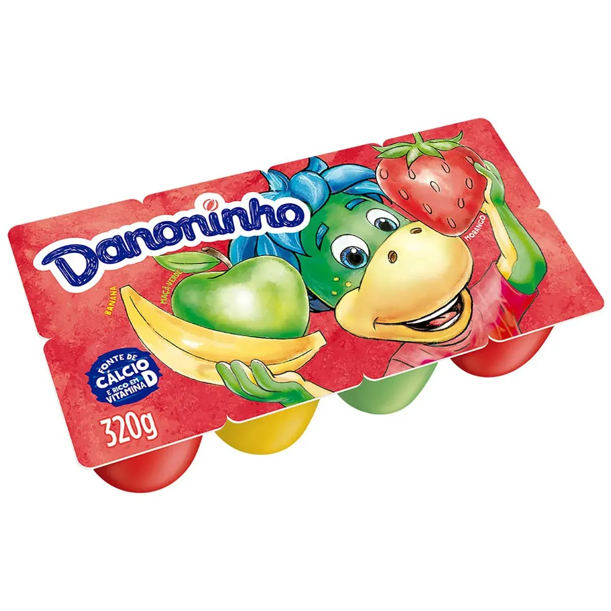 Danoninho Petit Suisse Morango Banana 320G 8UN