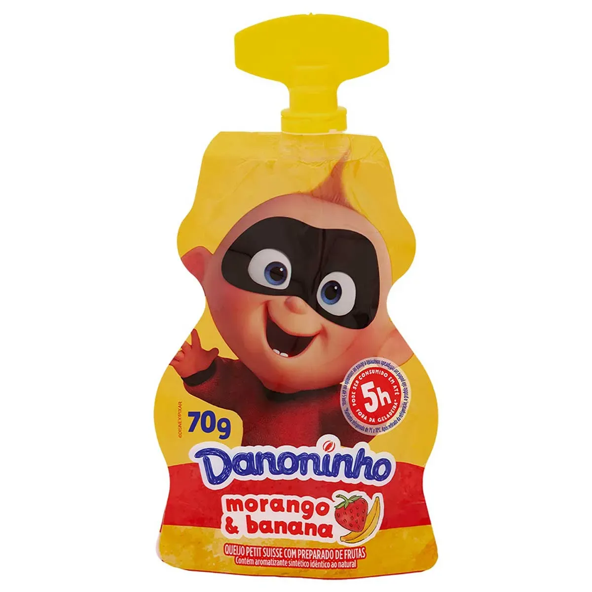 Danoninho Petit Suisse Levar Morango Banana 70G