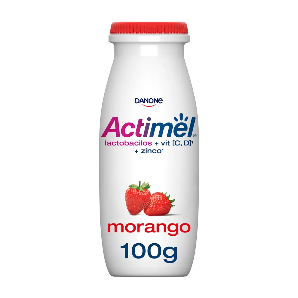 Leite Fermentado Morango Actimel 100G