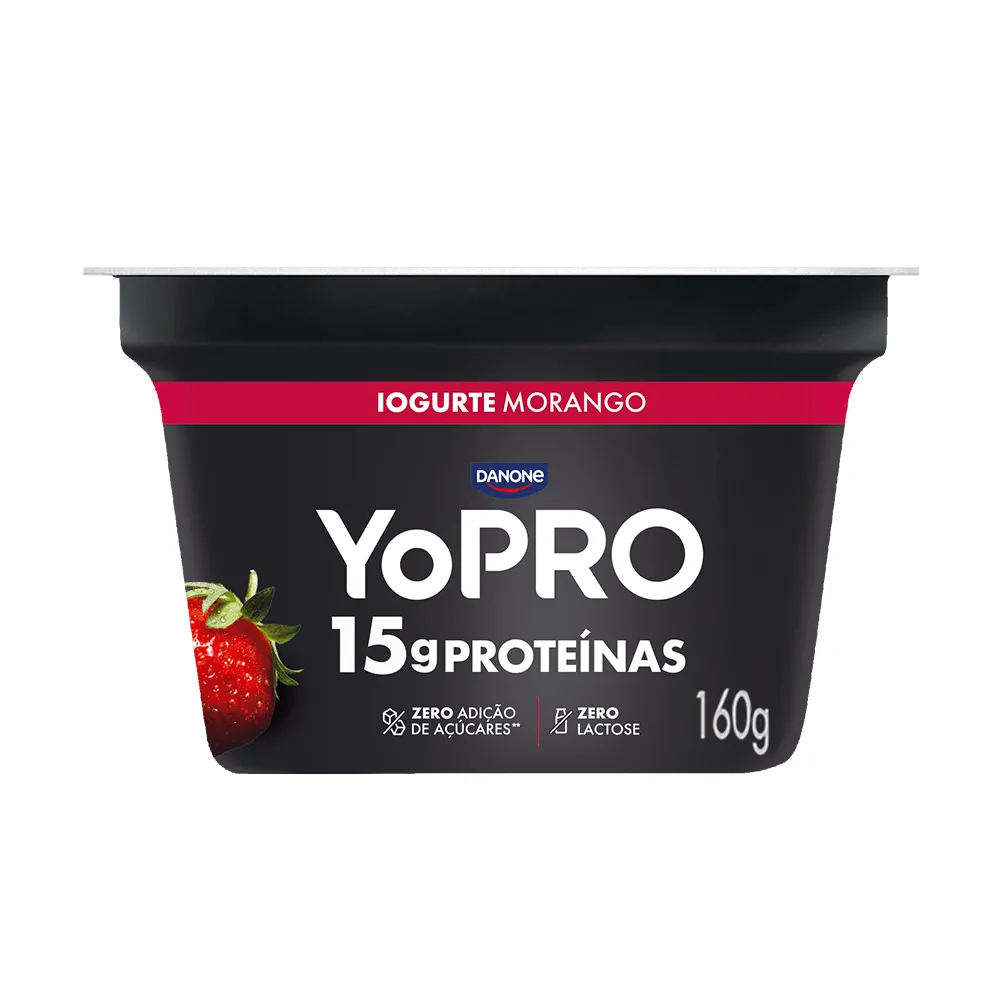 Iogurte YoPRO Morango de proteínas 160G