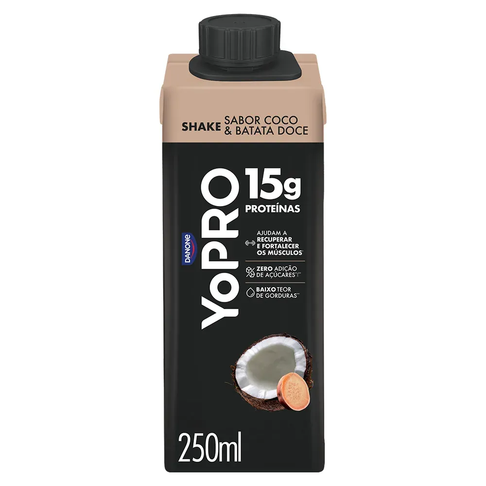 YoPRO Bebida Láctea Coco Batata-Doce 250ML