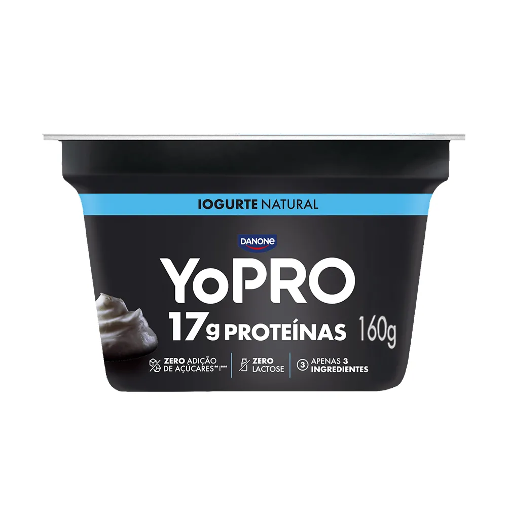 Iogurte YoPRO Natural de proteínas 160G