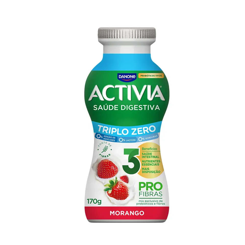 Leite Fermentado Desnatado Light Zero Activia 170G