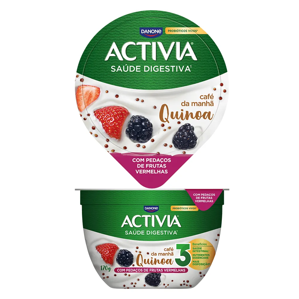 Leite Fermentado Integral Quinoa Activia 170G