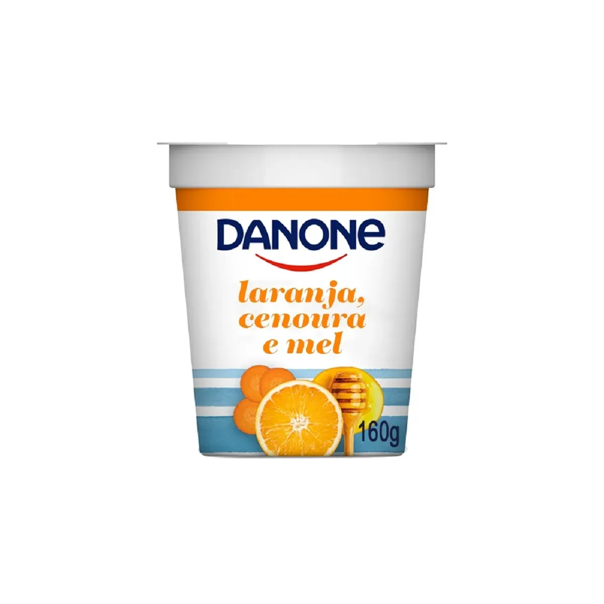 Iogurte Integral Laranja Cenoura Mel Danone 160G