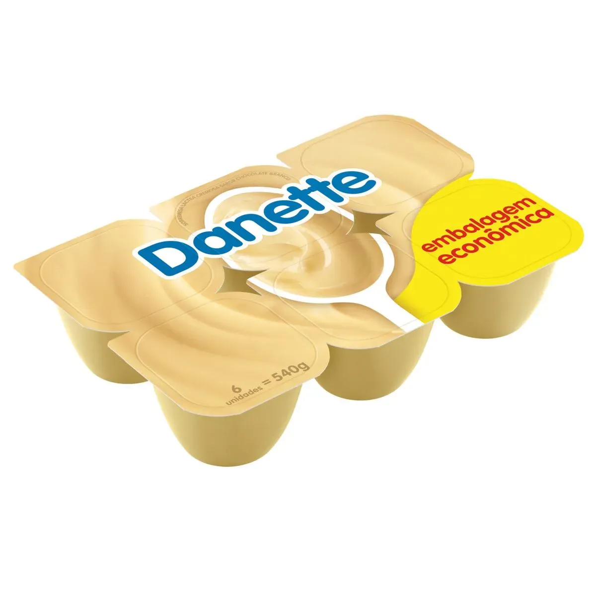 Sobremesa Láctea Chocolate Branco Danette 540G