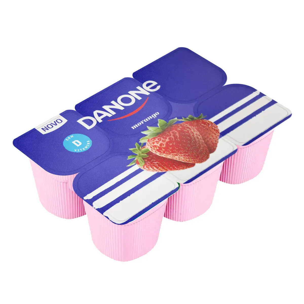 Bebida Láctea Fermentada Morango Danone 510G 6UN