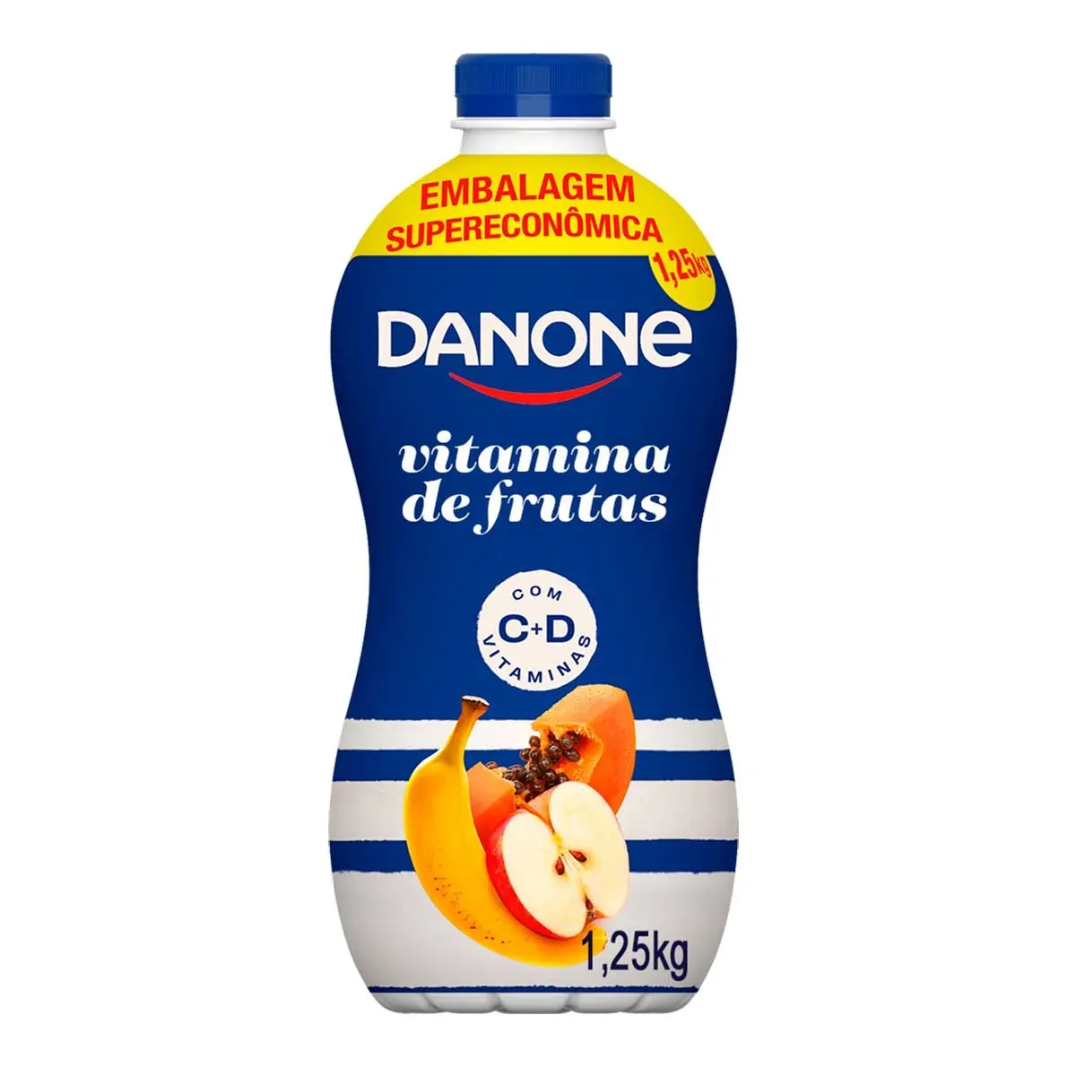 Iogurte Líquido Vitamina Fruta Danone 1,25KG