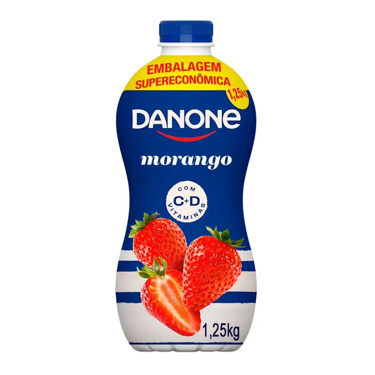 Iogurte Líquido Morango Danone 1,25KG