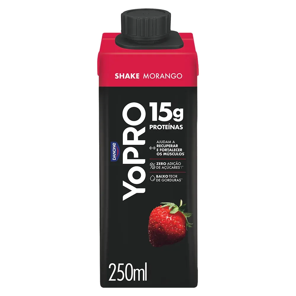 Bebida Láctea Zero Lactose Morango YoPRO 250ML