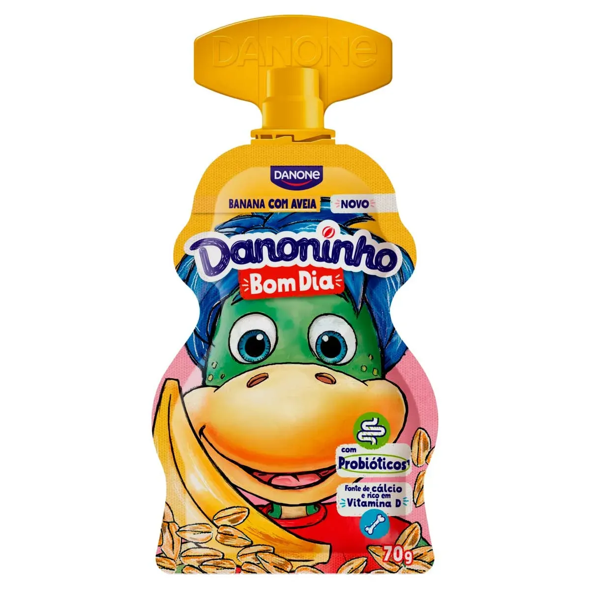 Iogurte Integral Banana Aveia Danoninho Bom 70G