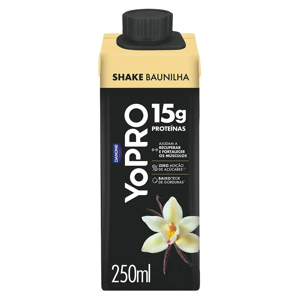 Bebida Láctea Baunilha Zero Lactose Yopro 250ML
