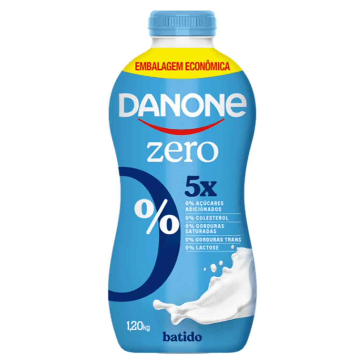 Iogurte Desnatado Batido Zero Lactose Danone 1,2KG