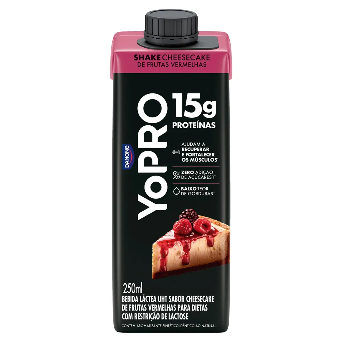 Bebida Láctea Shake Cheesecake Frutas 250ML
