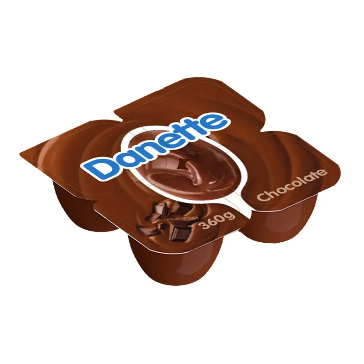 Sobremesa Danette Chocolate Ao Leite 360G 4UN