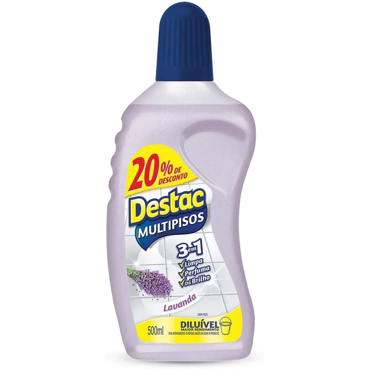 Limpa Pisos Diluível Destac Lavanda 500ML