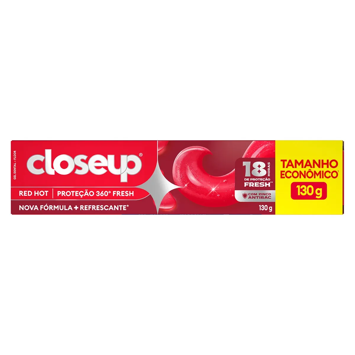 Creme Dental Fresh Action Red Hot Closeup 130G