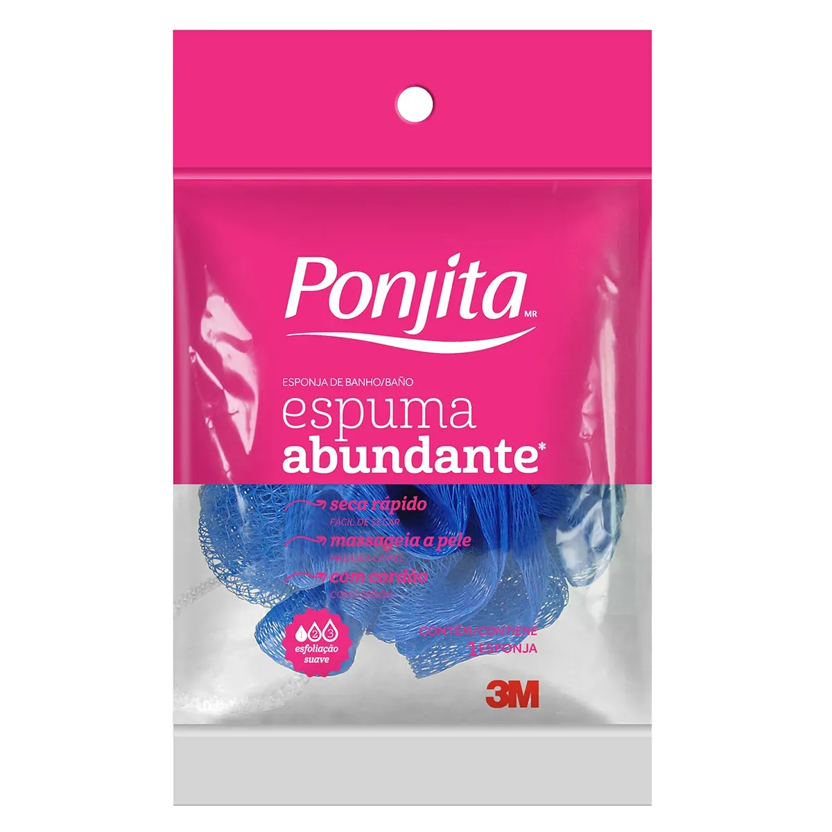 Esponja Redonda Banho Ponjita Banho Abundante UN
