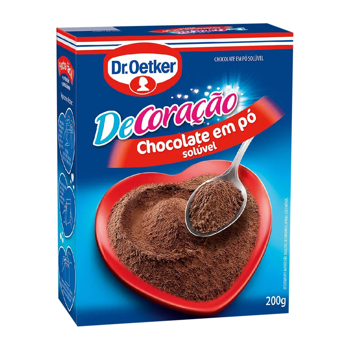 Achocolatado De Coração Dr. Oetker 200G
