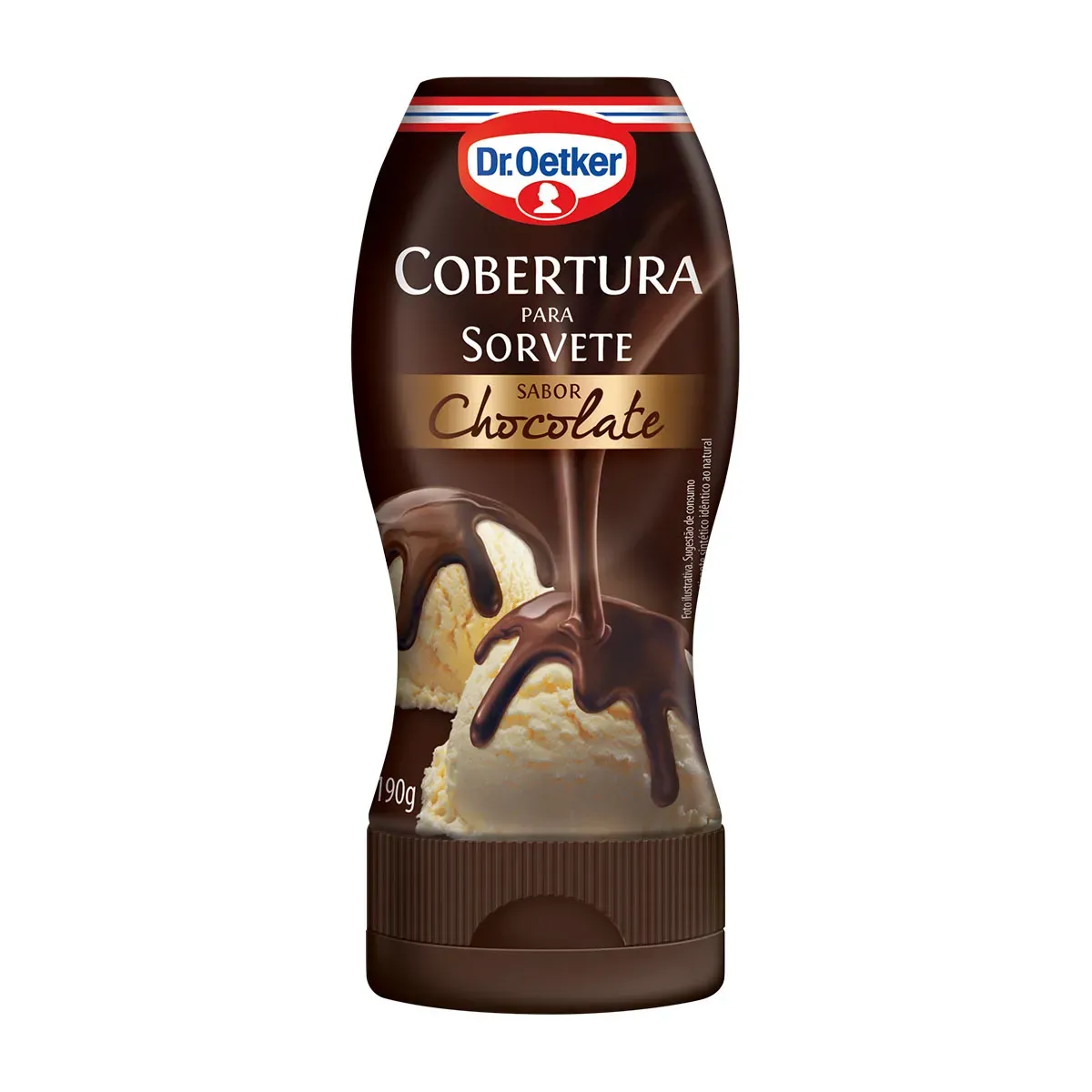 Cobertura para Sorvete Chocolate Dr. Oetker 190G
