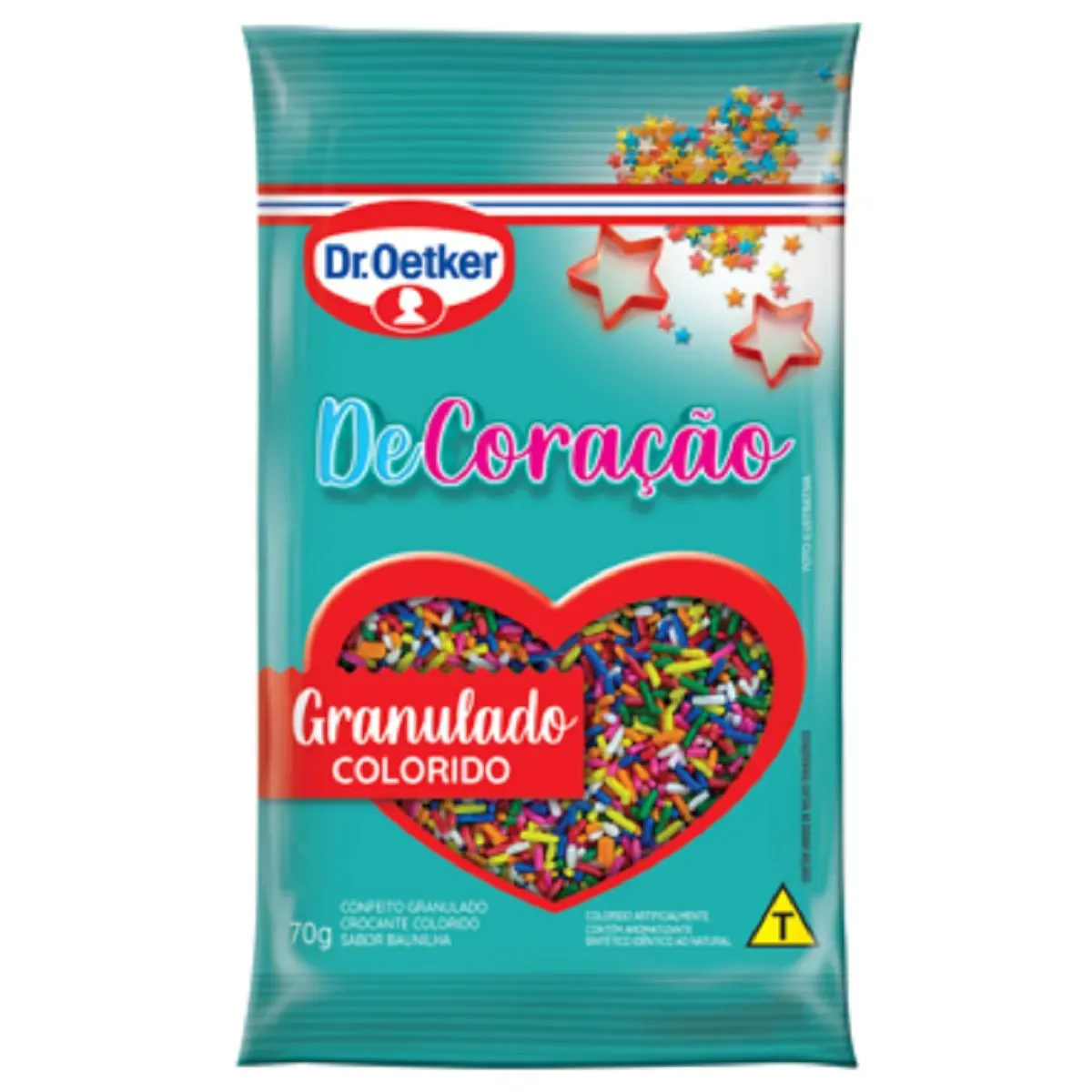 Granulado Colorido Decoração Dr Oetker 70G