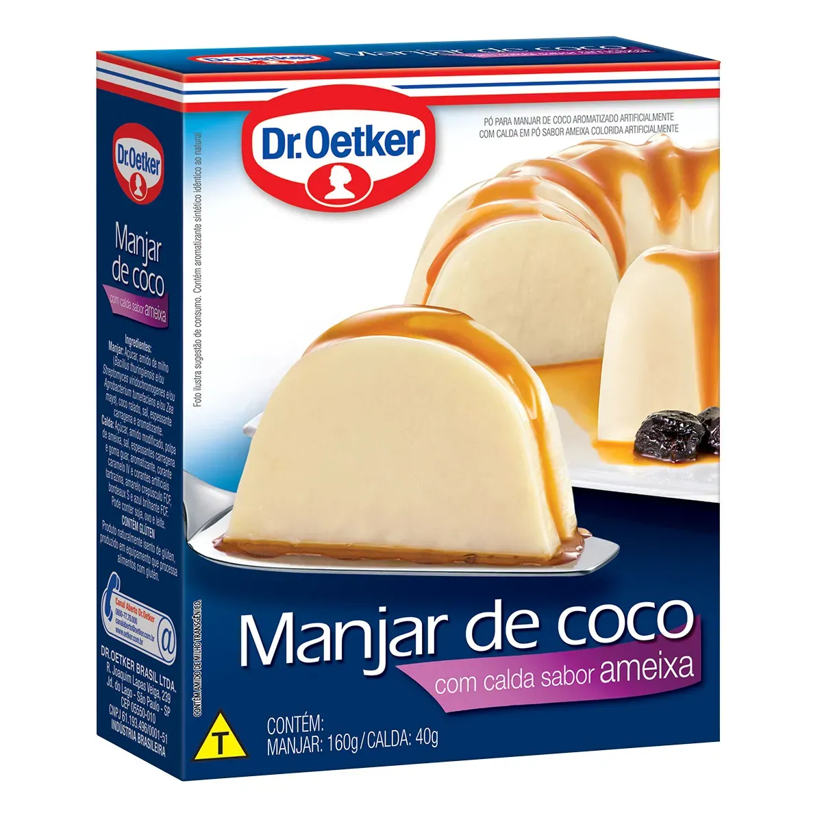 Mistura Manjar Coco Calda Ameixa Dr. Oetker 200G