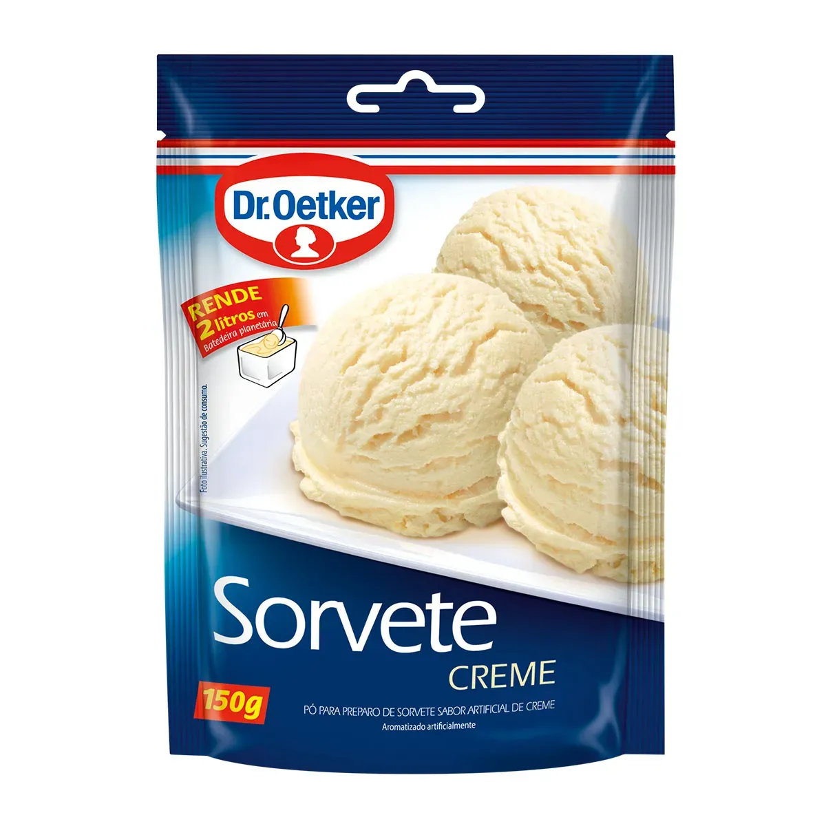 Mistura Sorvete Massa Creme Dr. Oetker 150G