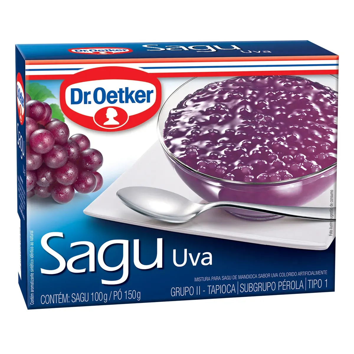 Mistura para Sagu de Uva Dr. Oetker 250G