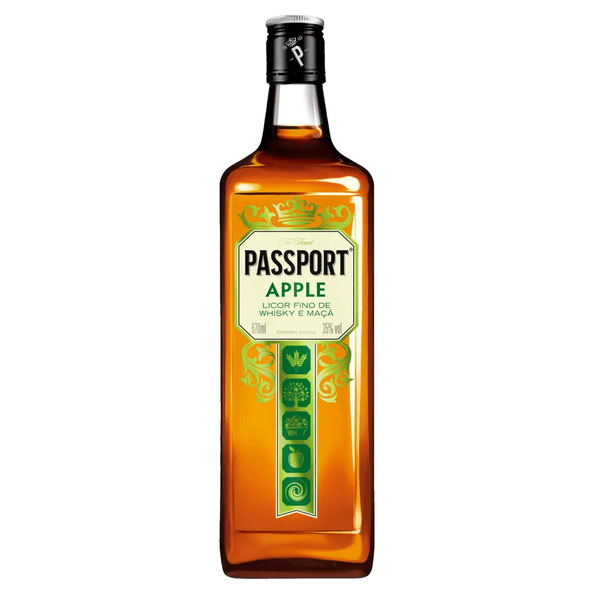Licor de Whisky Passport Apple 670ML