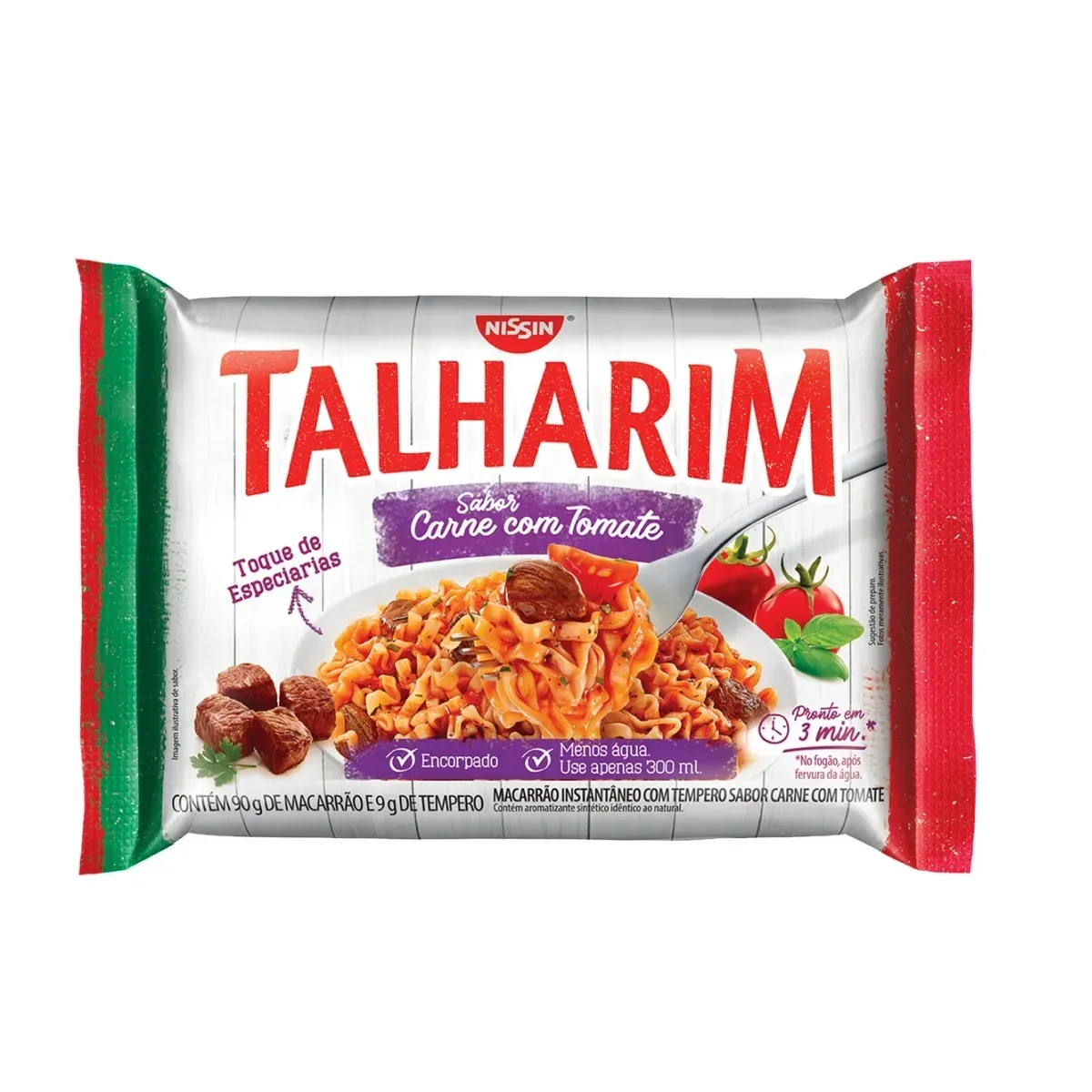 Macarrão Instantâneo Talharim Carne Nissin 99G