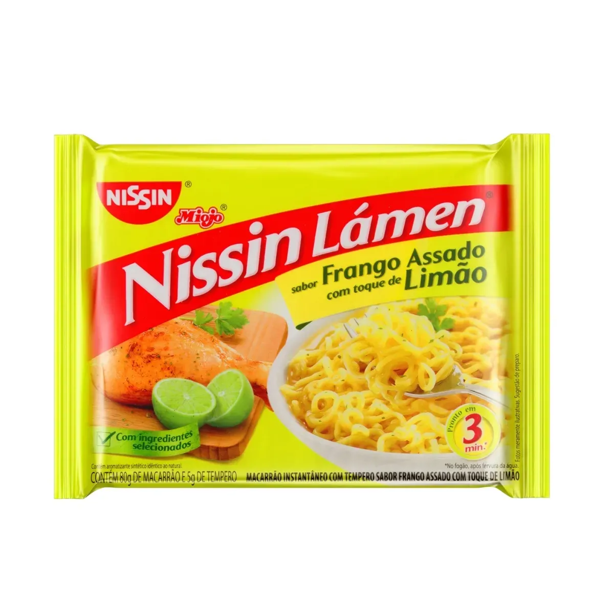 Macarrão Instantâneo Frango Assado Nissin 85G
