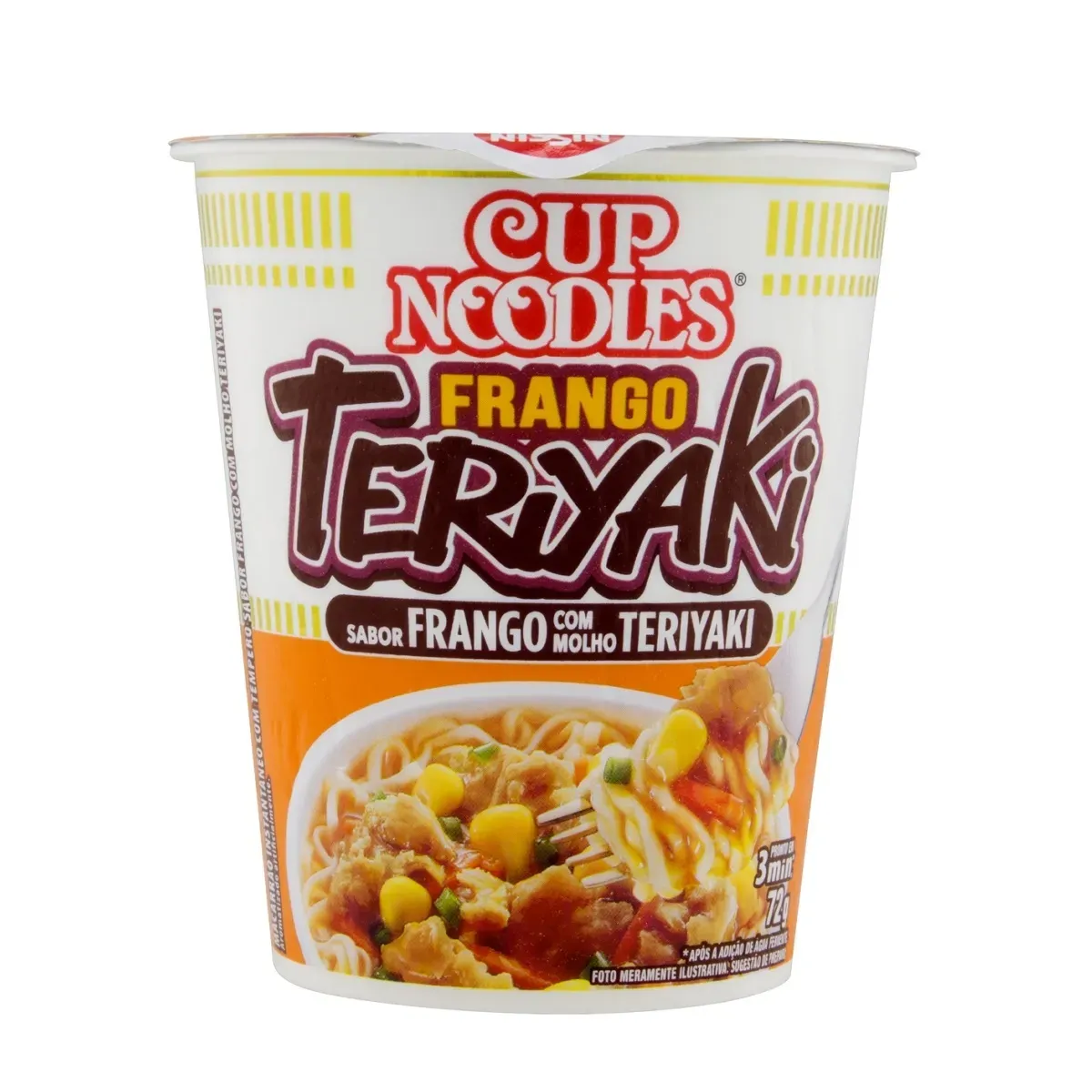 Macarrão Cup Noodles Frango Teriaki Nissin 72G