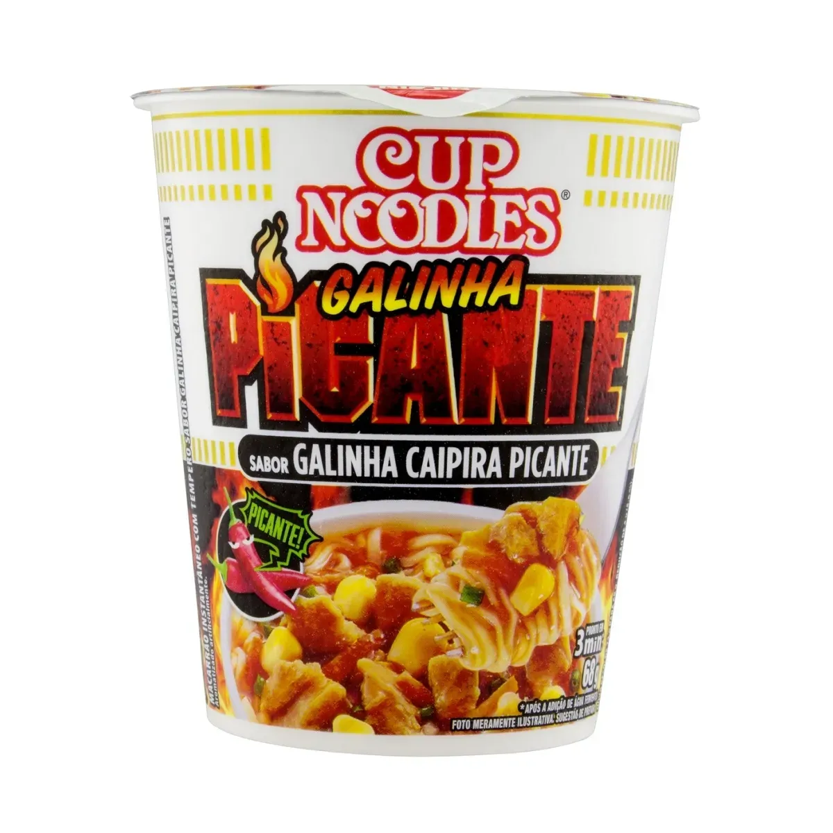 Macarrão Cup Noodles Galinha Caipira Nissin 68G
