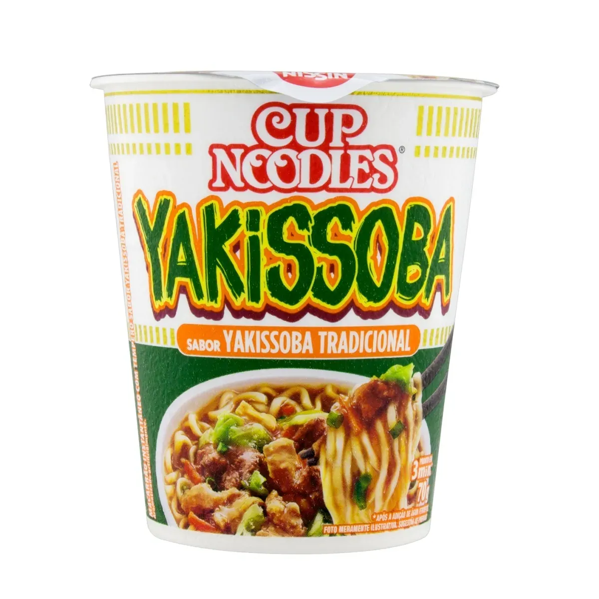 Macarrão Cup Noodles Yakissoba Nissin 70G