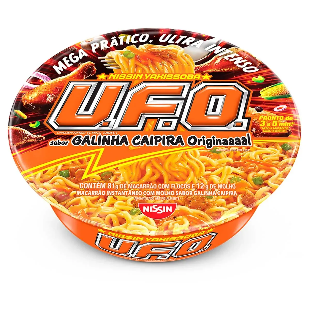 Macarrão Instantâneo Yakissoba Galinha Nissin 93G