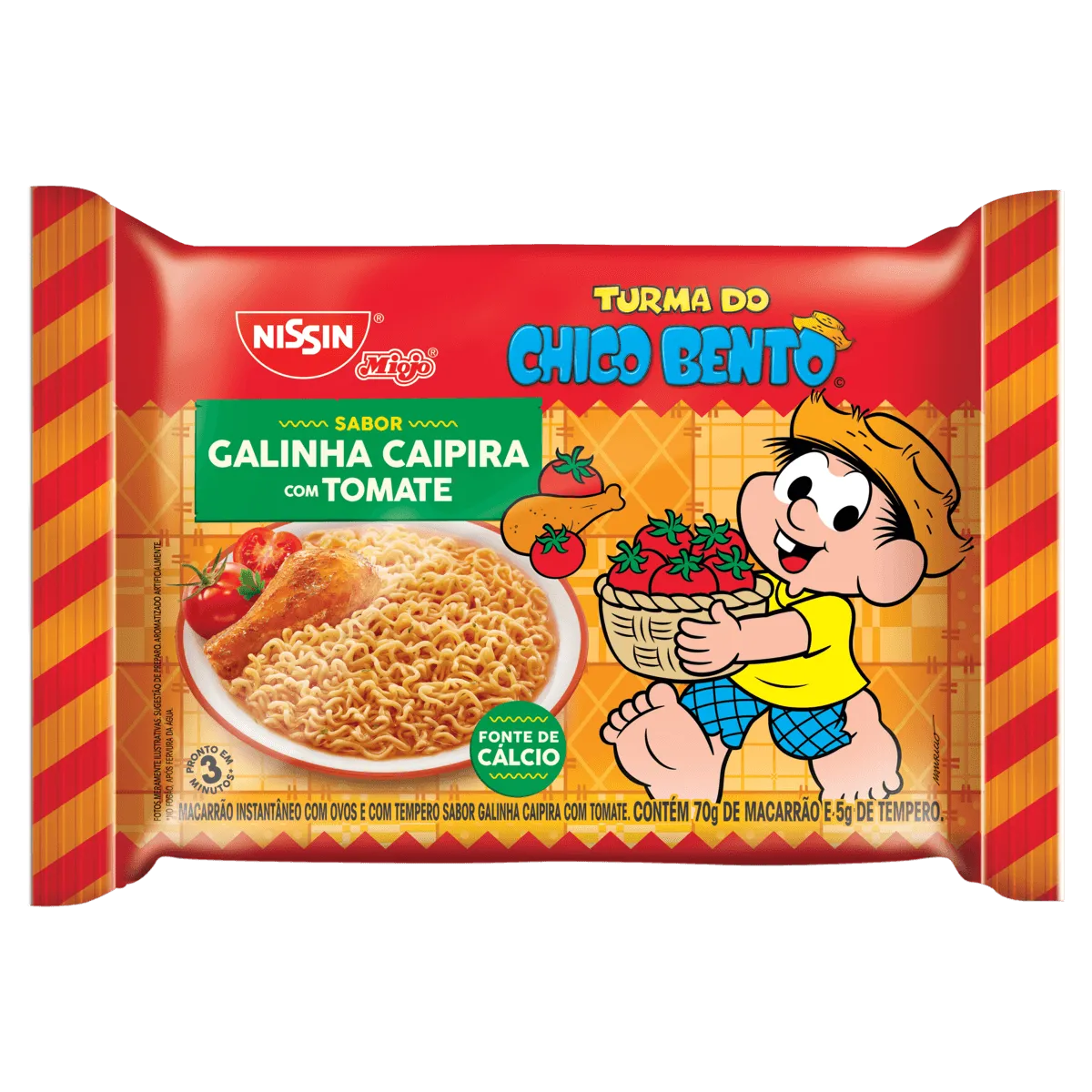 Macarrão Instantâneo Galinha Caipira Nissin 75G