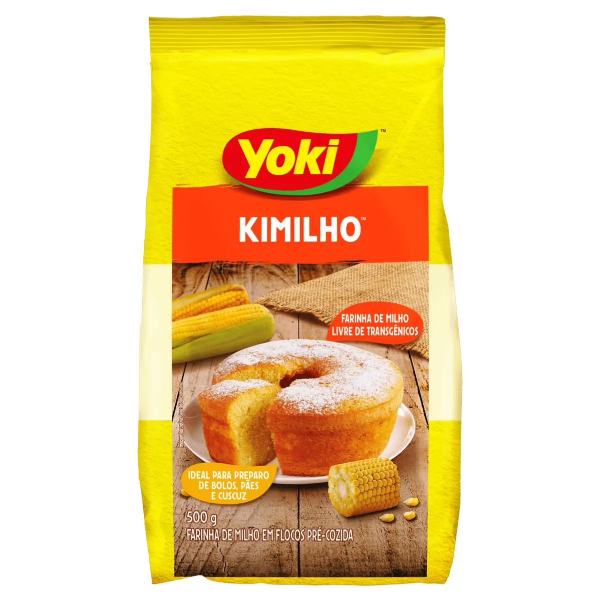 Farinha Milho Flocos Pré-Cozida Kimilho Yoki 500G