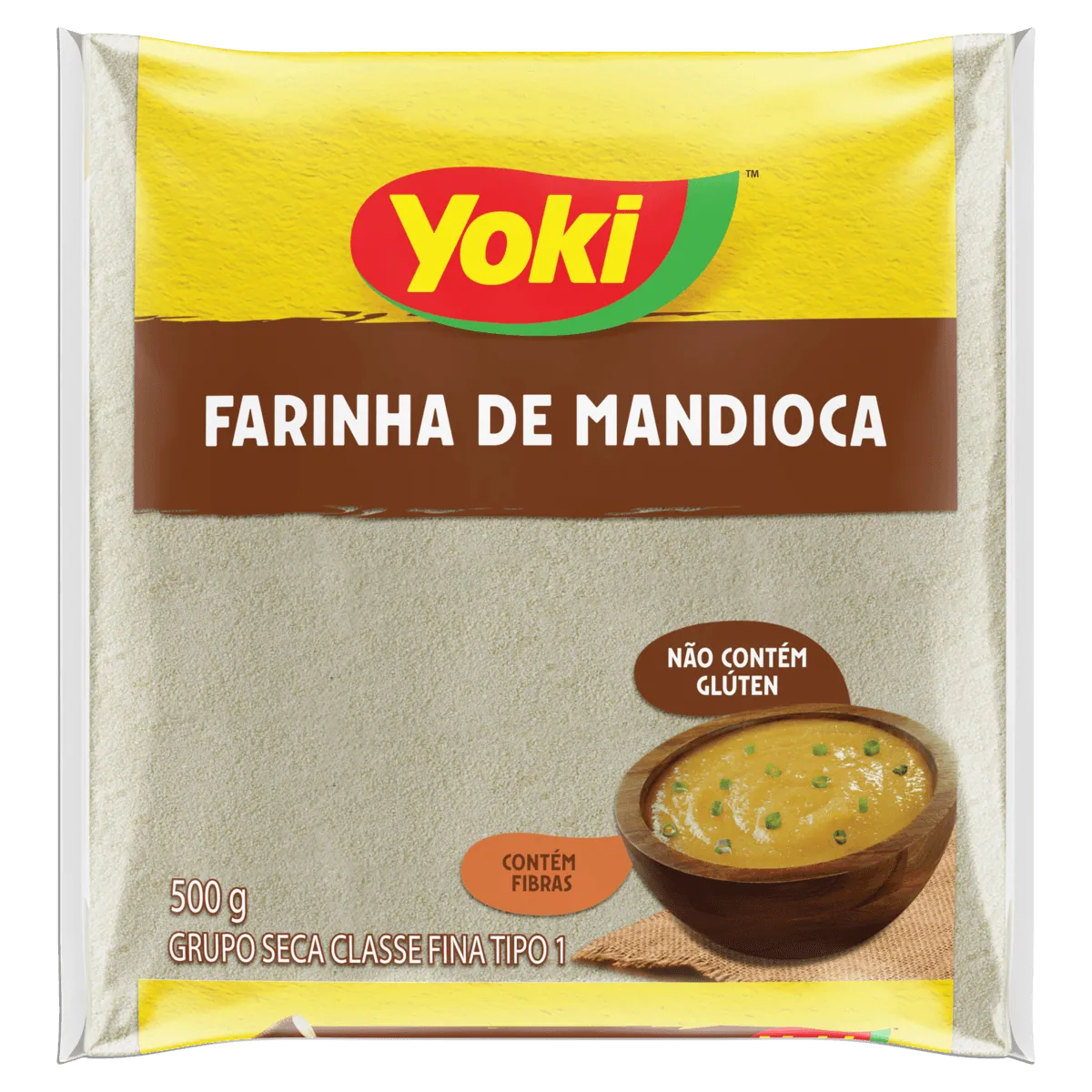 Farinha de Mandioca Fina Yoki 500G