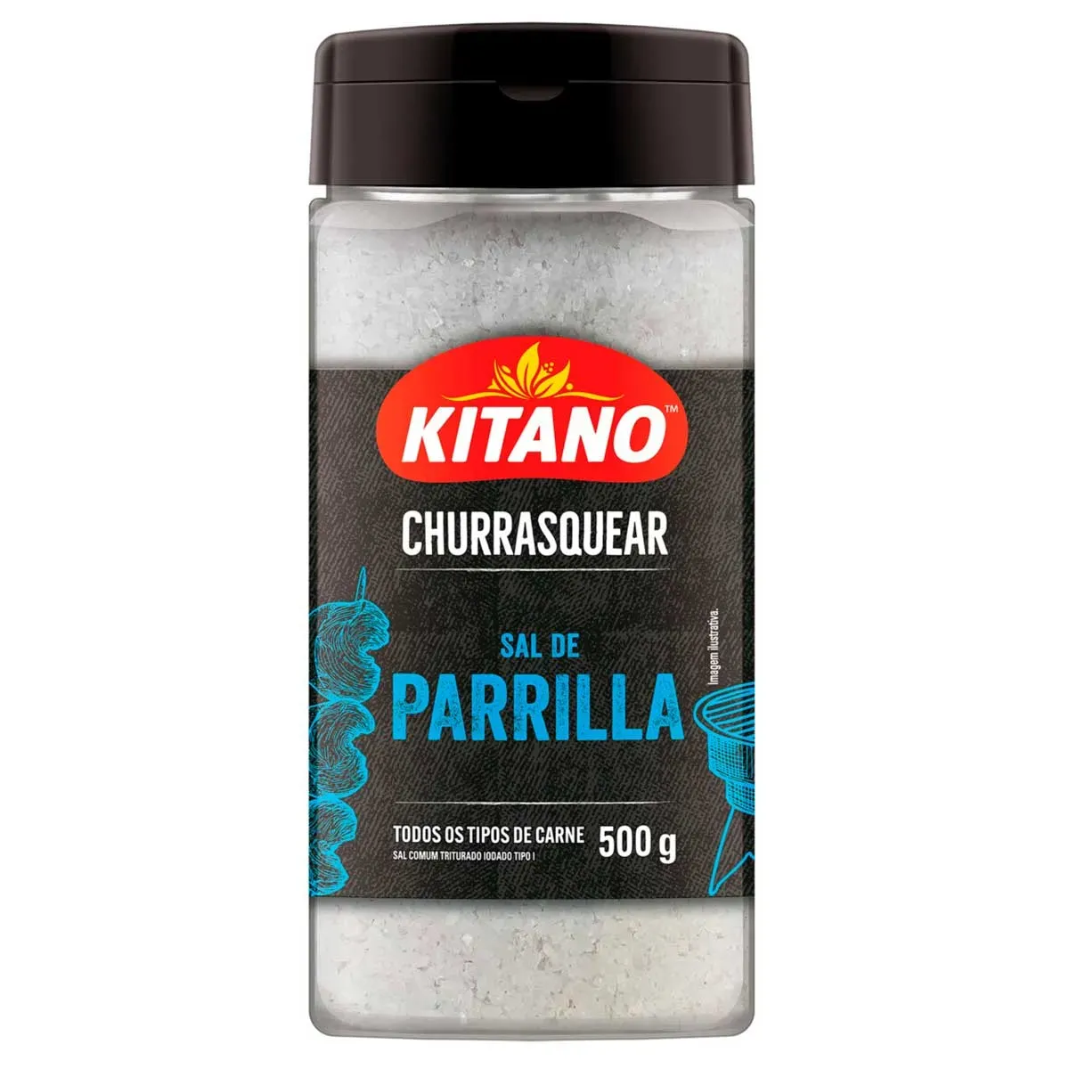 Sal de Parrilla Triturado Churrasquear Kitano 500G