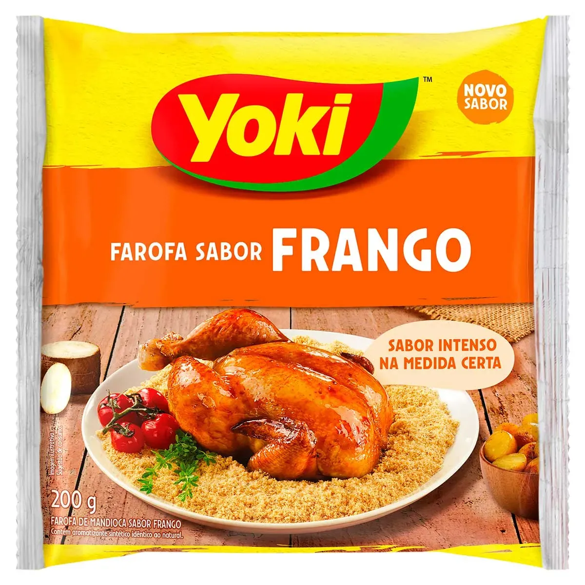 Farofa de Mandioca Frango Yoki 200G