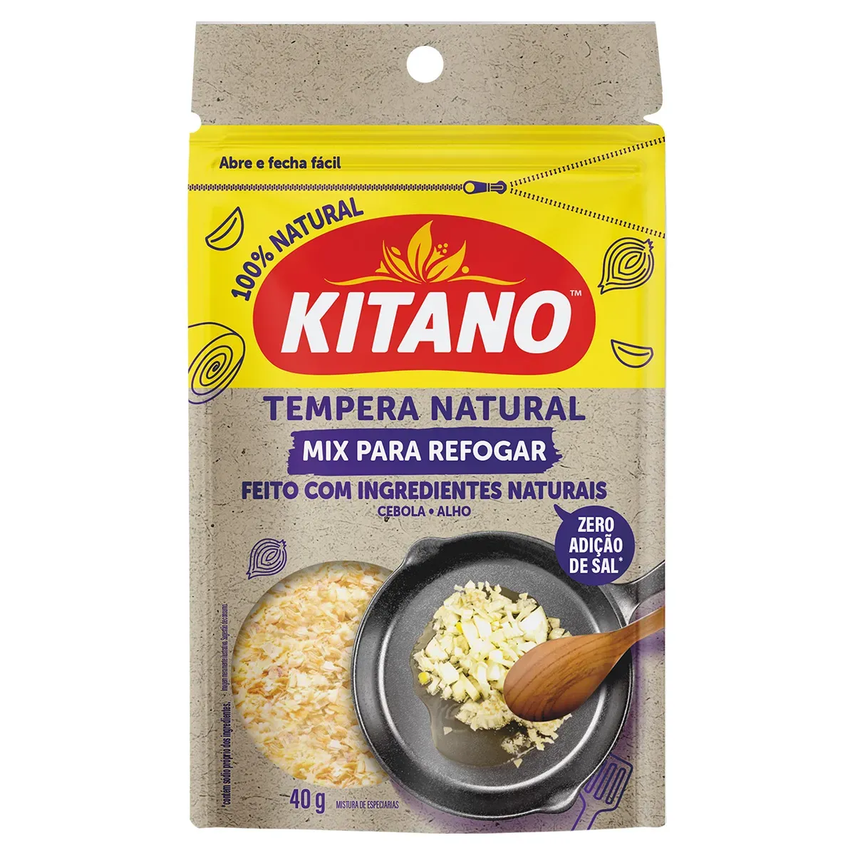 Alho e Cebola para Refogados Kitano 40G