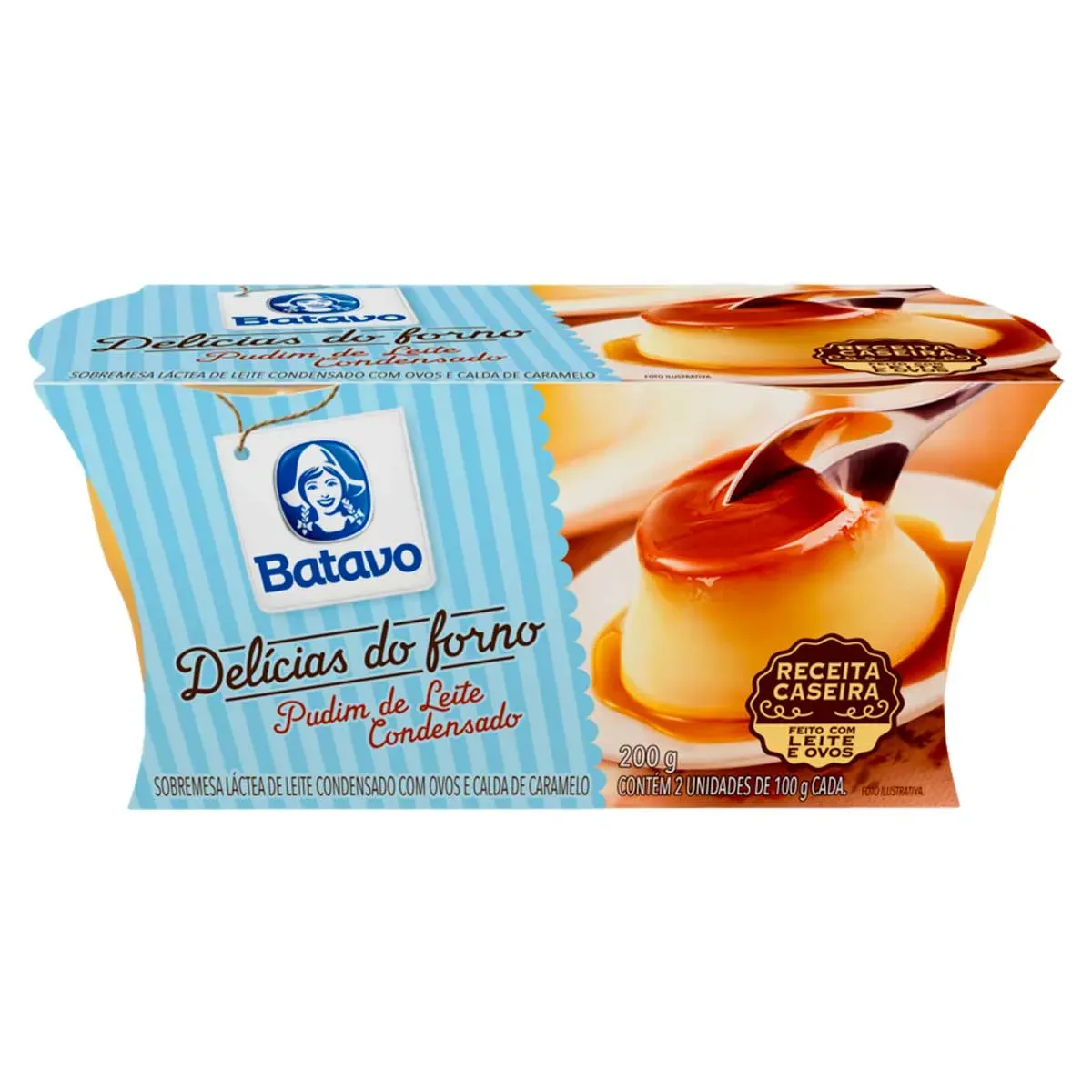 Pudim de Leite Condensado Batavo 100G 2UN
