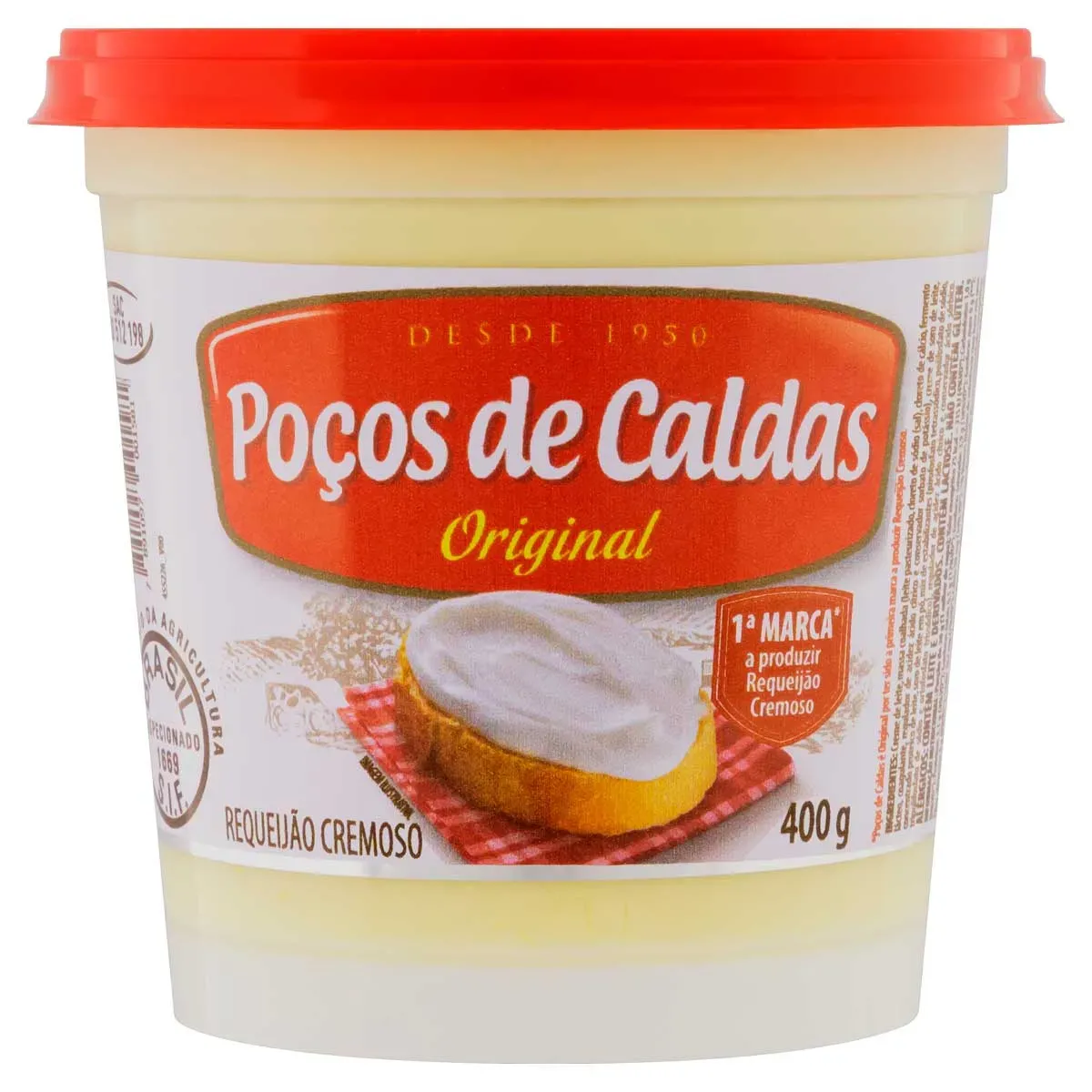 Requeijao Cremoso Poços de Caldas 400G