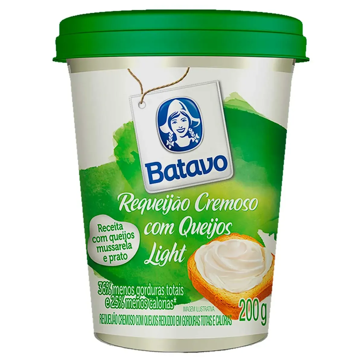 Requeijão Cremoso Light Batavo 200G
